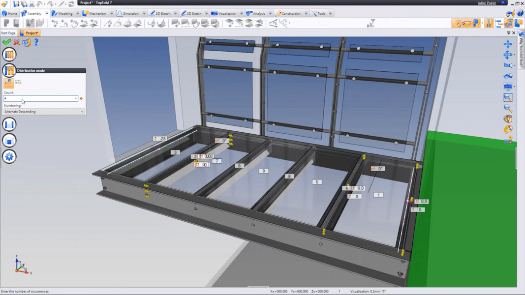TopSolid Steel - Parametryczne Komponenty - Program CAD/CAM 3D