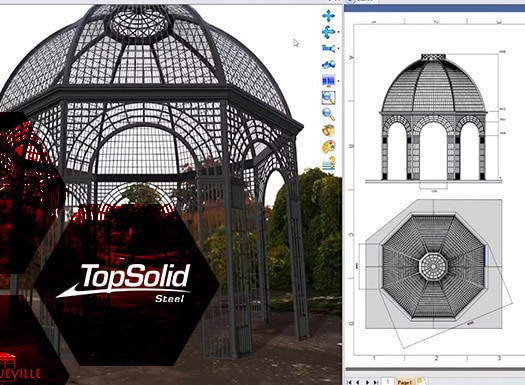 TopSolid Steel - Program 3D CDA/CAM do projektowania i wywarzania elemntów metalowych