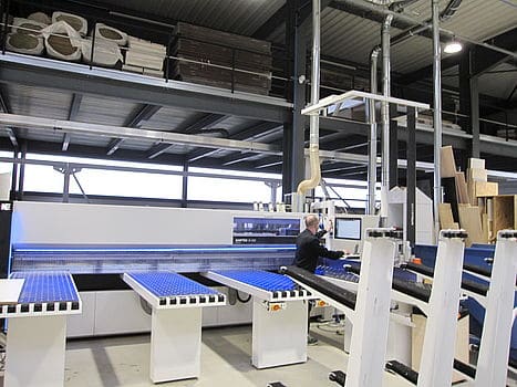 Fabryka produkująca meble przy użyci programu do projektowania 3D TopSolid Wood